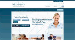 Desktop Screenshot of milestonece.com
